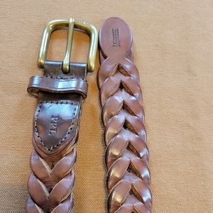 Ralph Lauren Braided Leather Belt